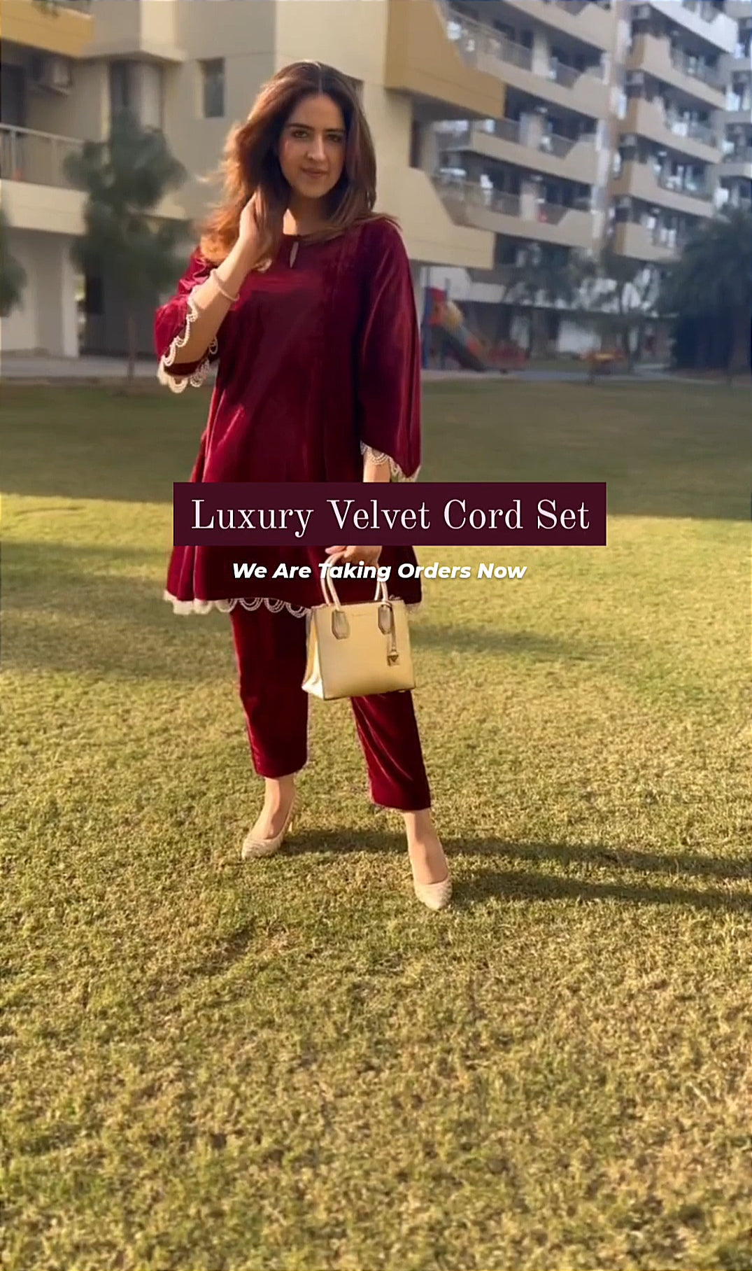 Luxury Velvet Cord Set