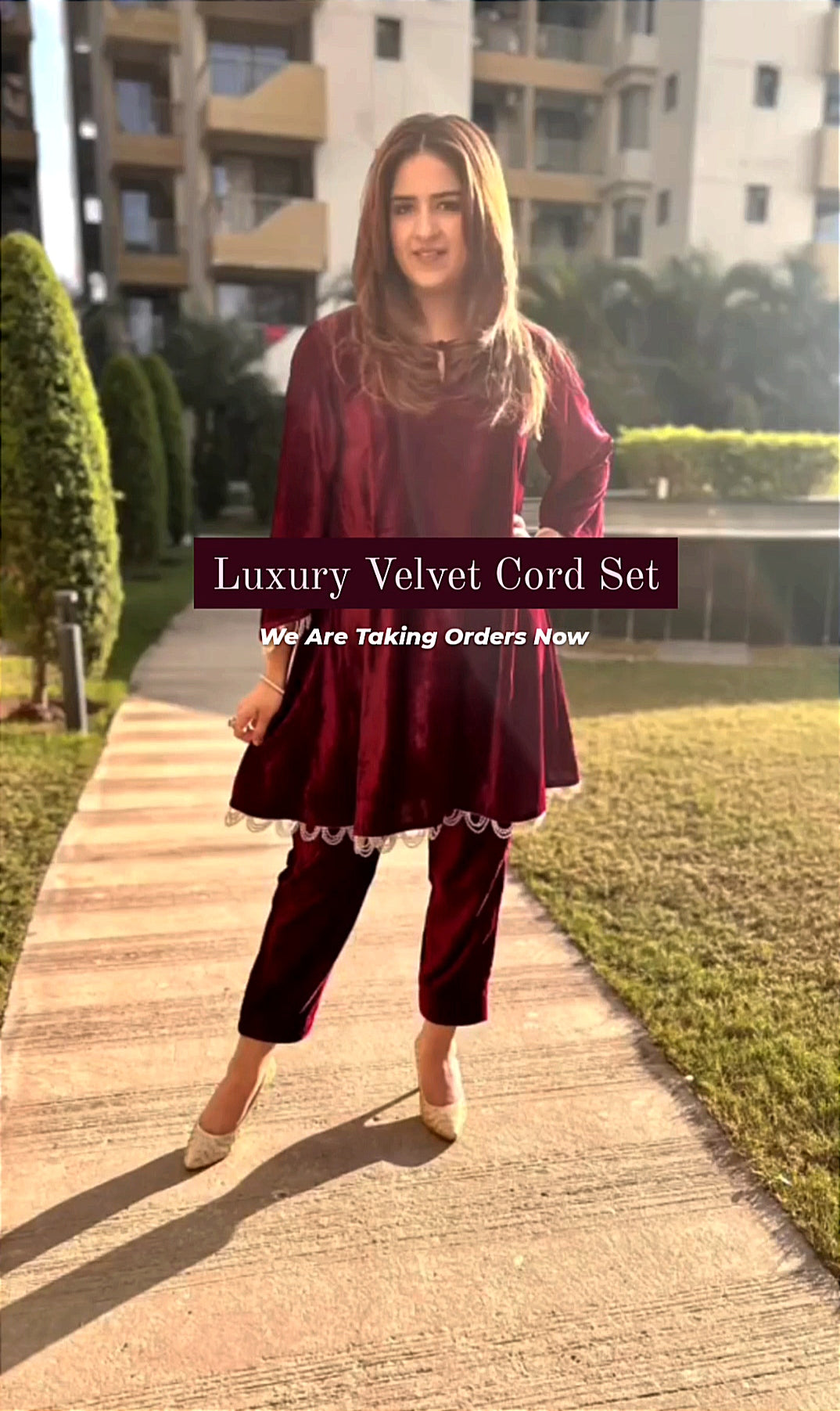 Luxury Velvet Cord Set