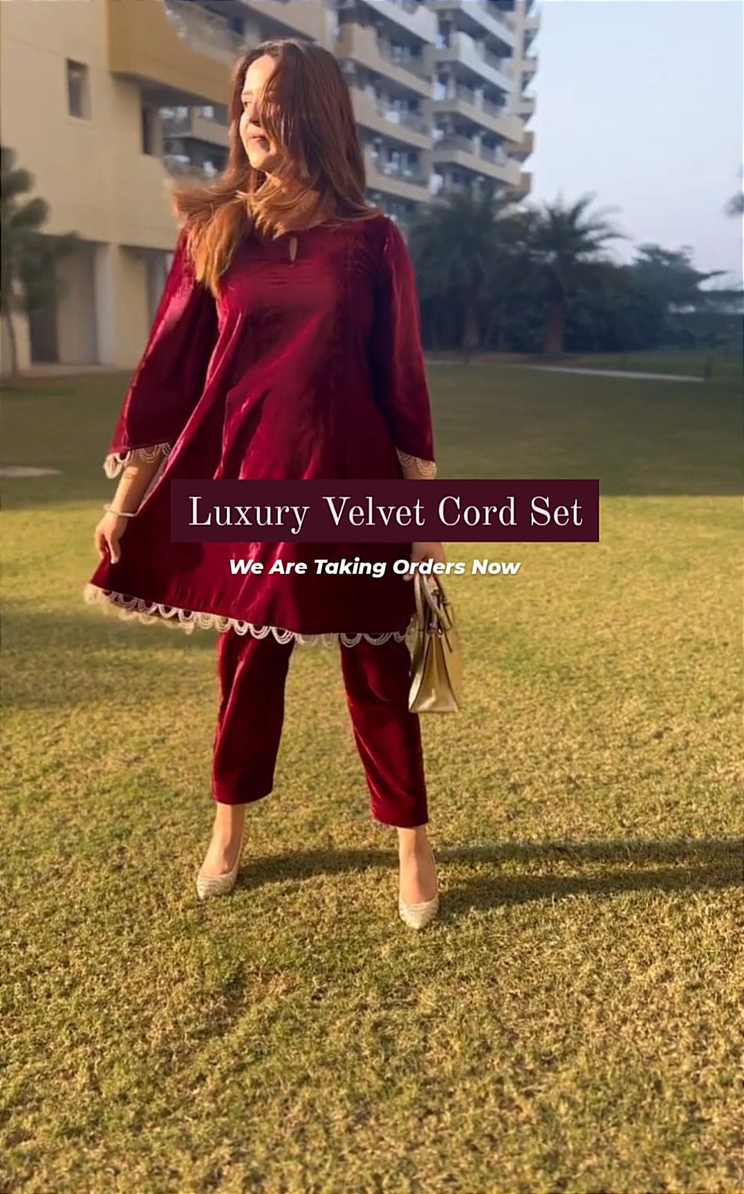 Luxury Velvet Cord Set