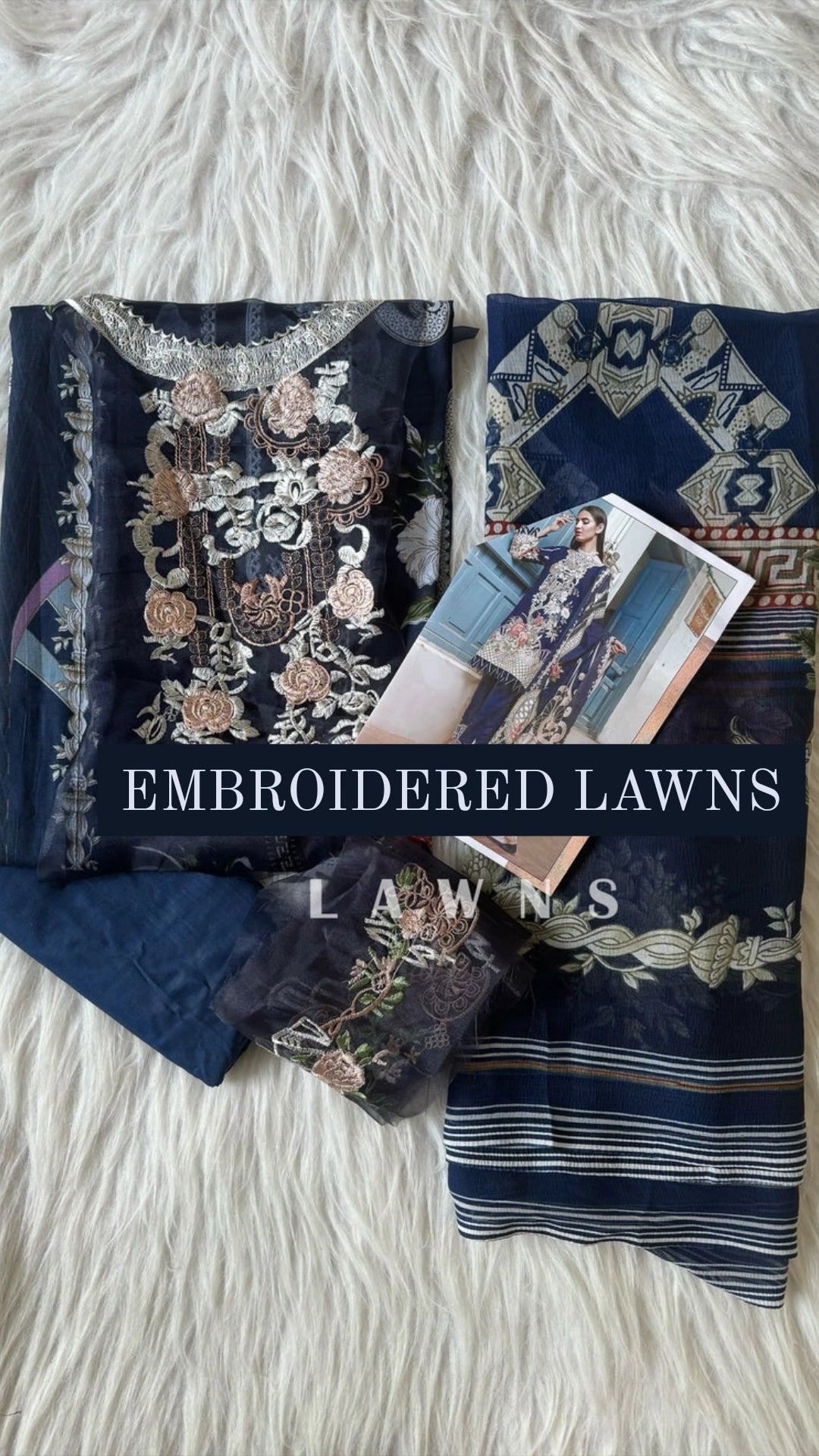 Embroidered Lawn