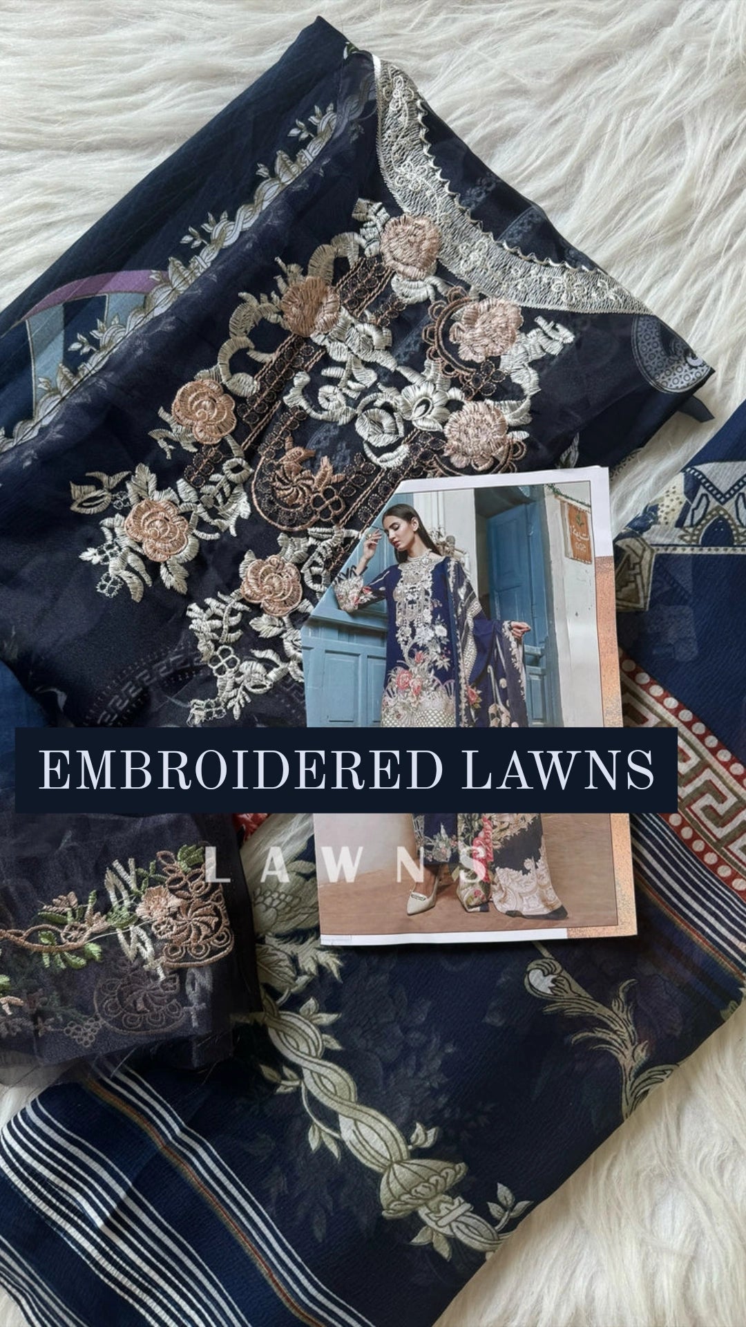 Embroidered Lawn