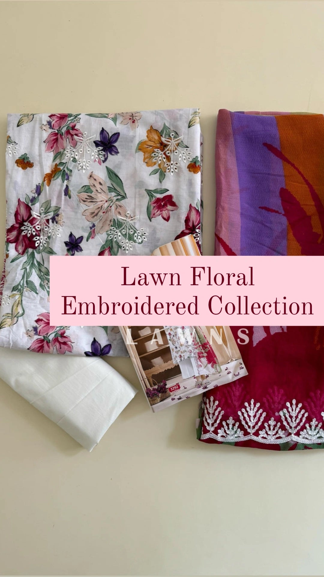 Lawn Floral Chikankari Collection