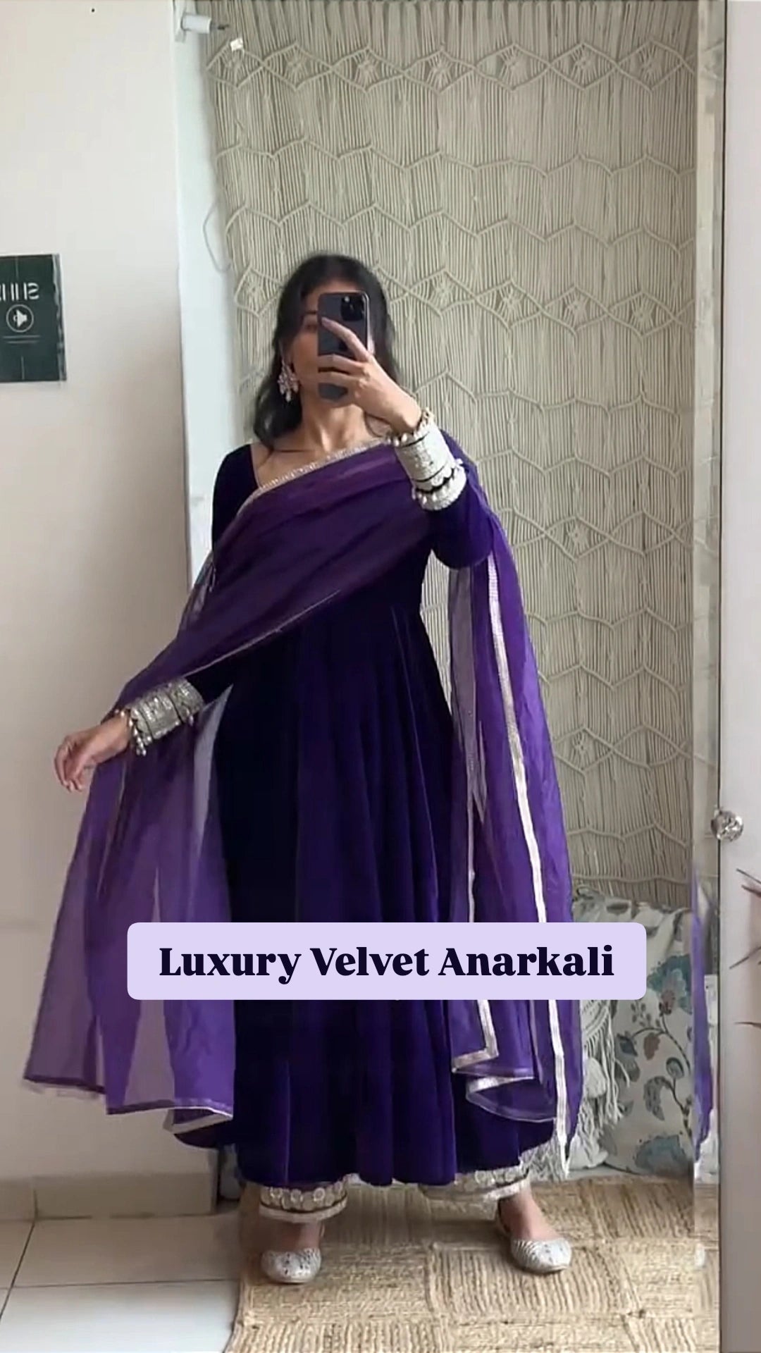 Mayra Velvet Anarkali