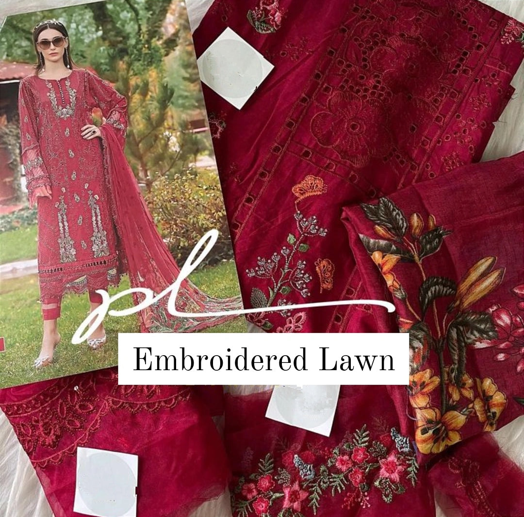 Embroidered Lawn Collection