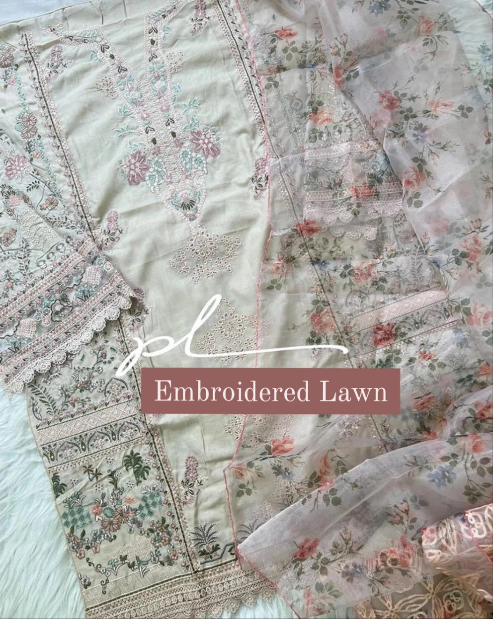 Embroidered Lawn