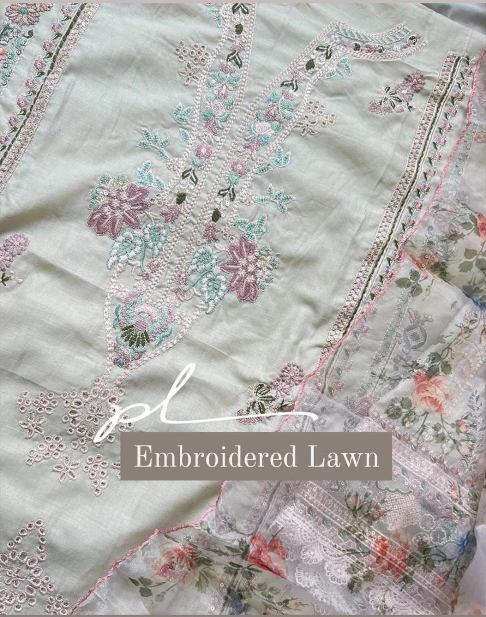 Embroidered Lawn