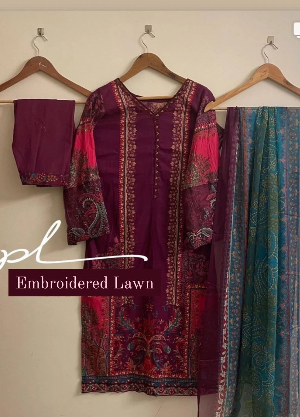 Embroidered Lawn