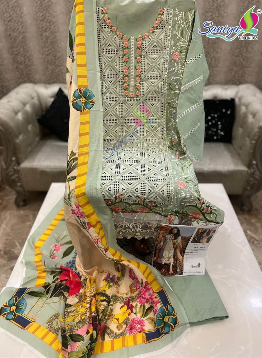 Embroidered Chikankari Lawns