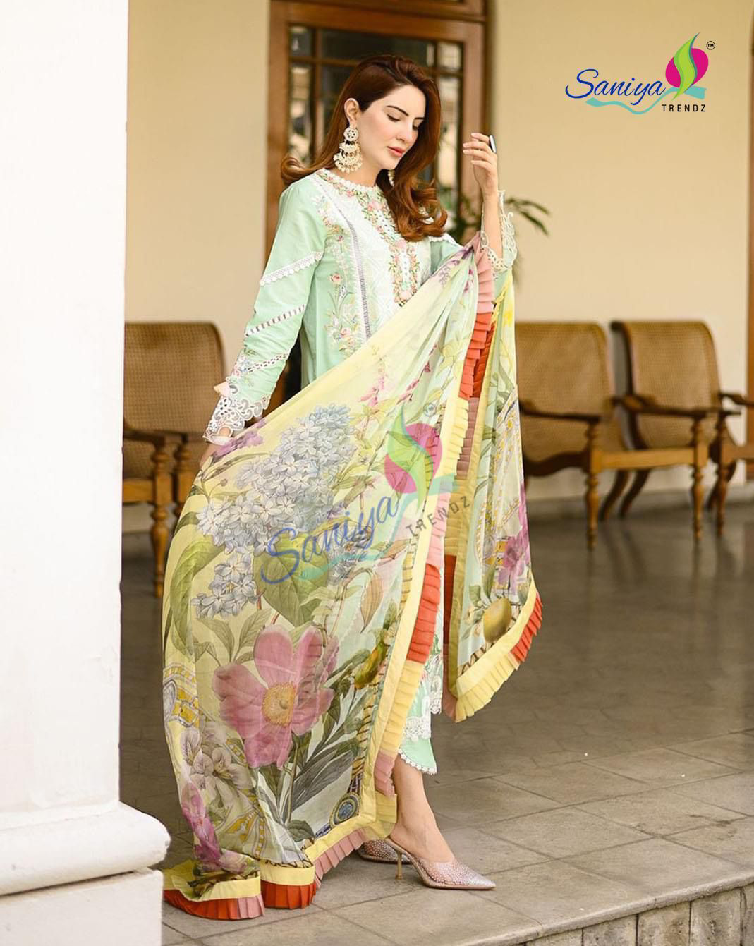 Embroidered Chikankari Lawns