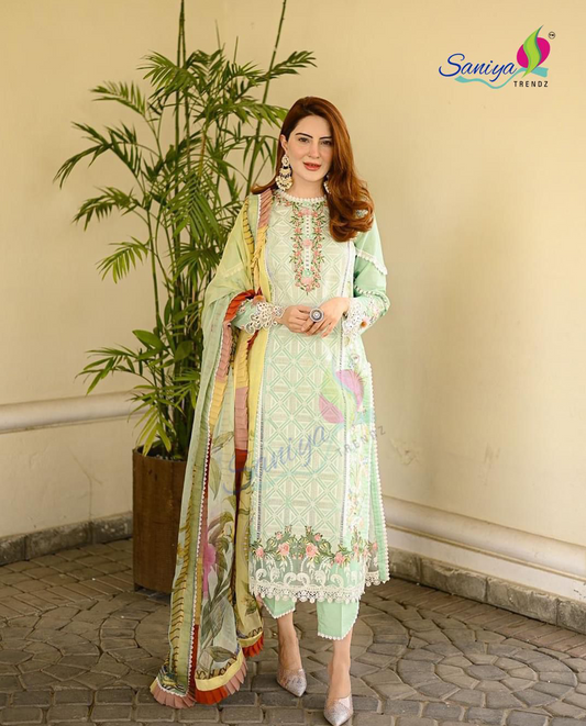 Embroidered Chikankari Lawns