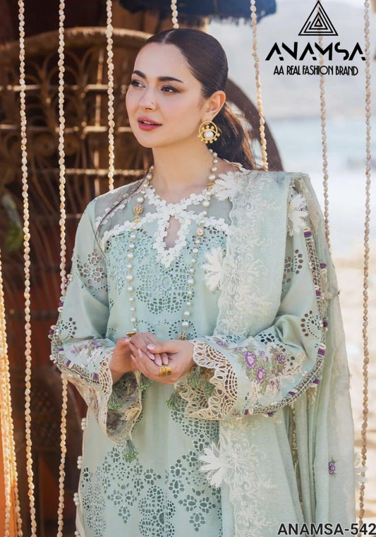 Embroidered Chikankari Lawns