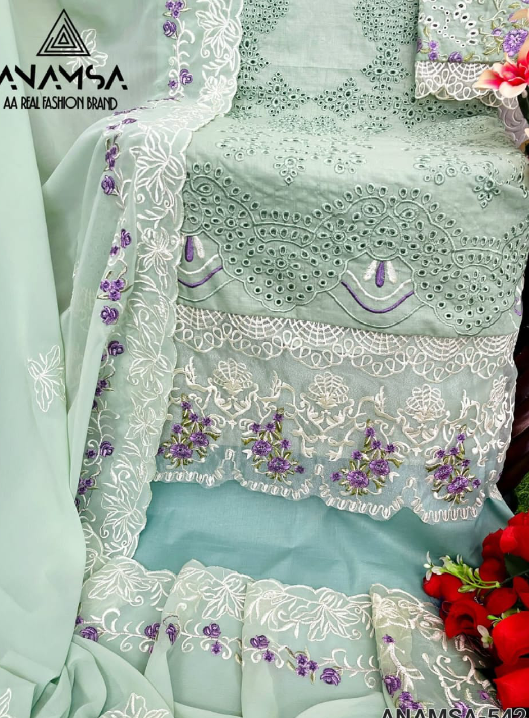 Embroidered Chikankari Lawns