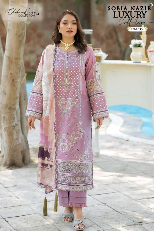 Embroidered Chikankari Lawns