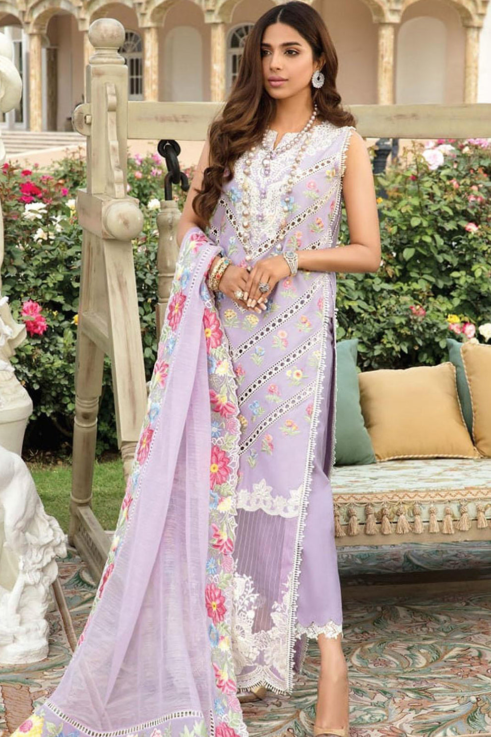 Embroidered Chikankari Lawns